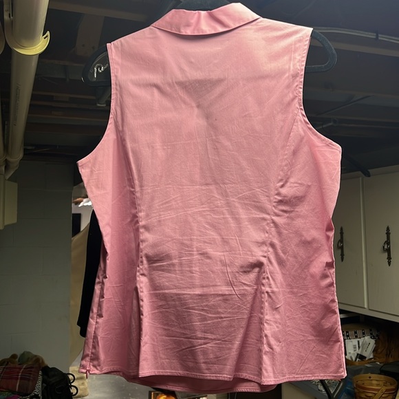 Talbots structured sleeveless shirt - Picture 3 of 7